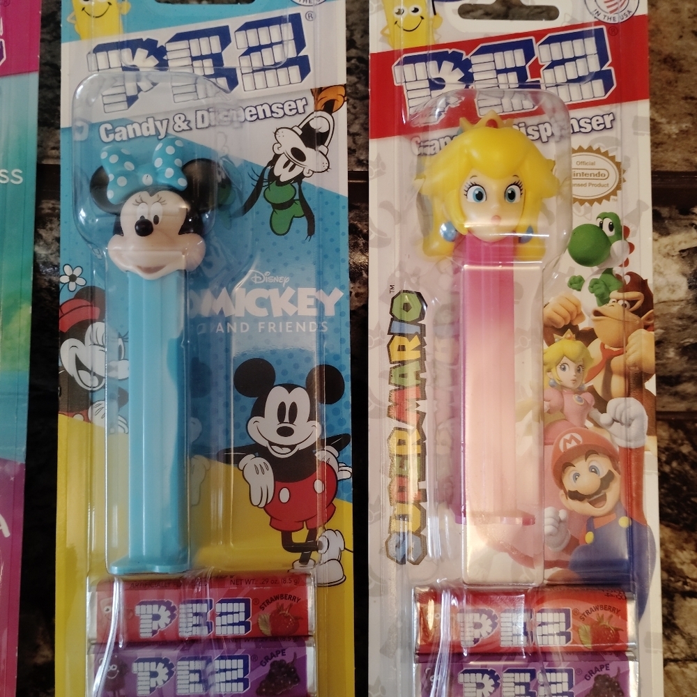 PEZ Licensed Character Candy Dispenser Assortment - Blue, Black, Green, Pink - Picture 4 of 4